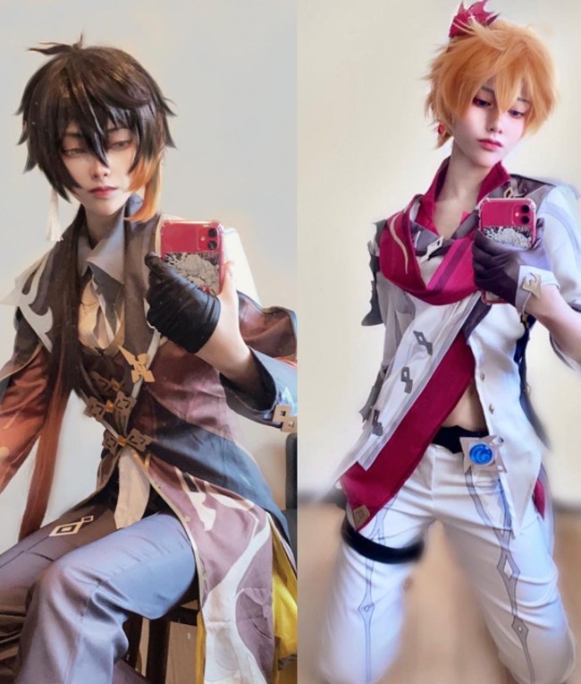 原神cosplay钟离达达利亚不是cp向请多来一些原神同好扩列私信我