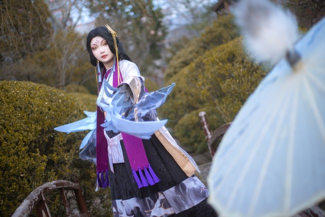阴阳师手游待宵姑获鸟cos正片