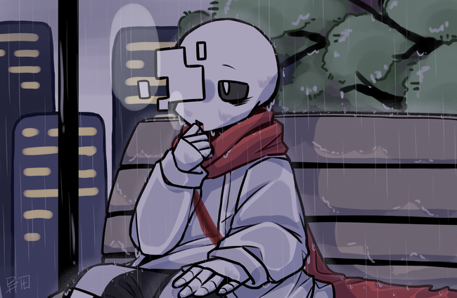 孤独geno默默淋雨ing