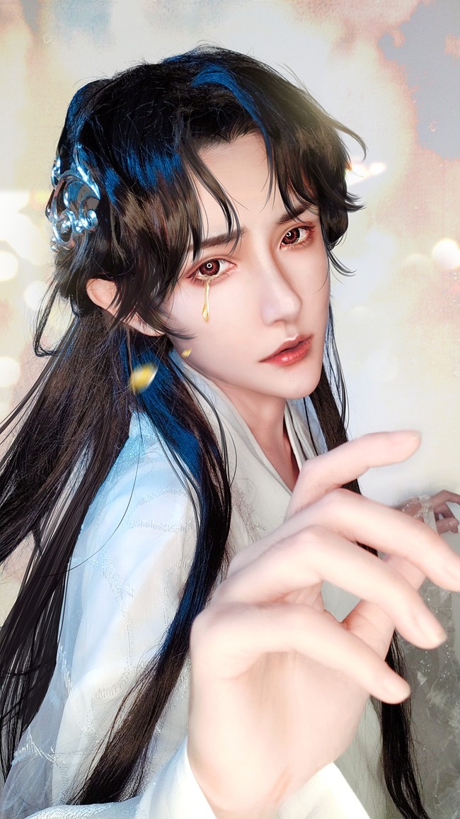 二哈和他的白猫师尊师昧华碧楠试妆