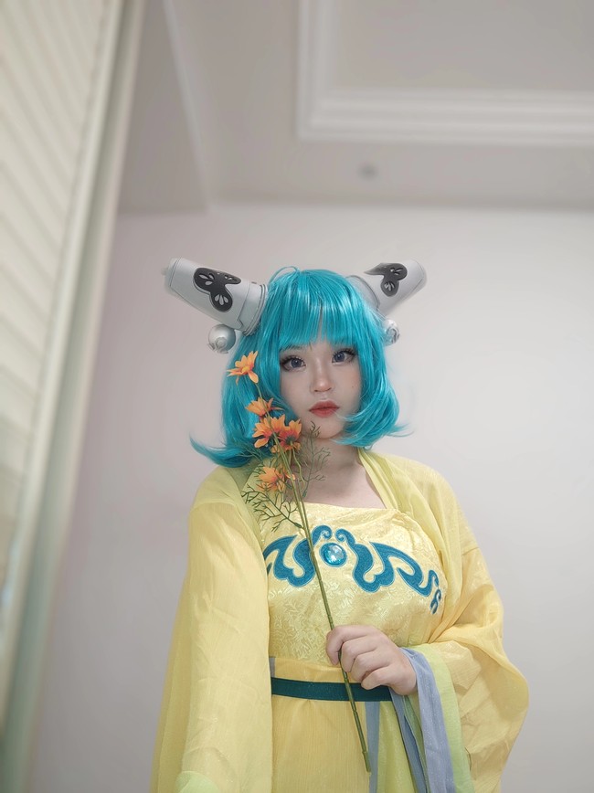 cos试妆王者荣耀蔡文姬cg版