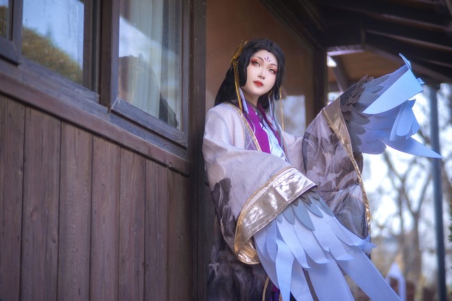 阴阳师手游待宵姑获鸟cos正片