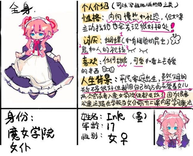关于朋友们一起搞的世界观和我的oc