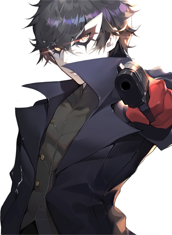 画了joker贺图p5完结撒花微博