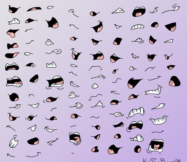 非常全面的动漫嘴型绘制参考,转需学习吧!